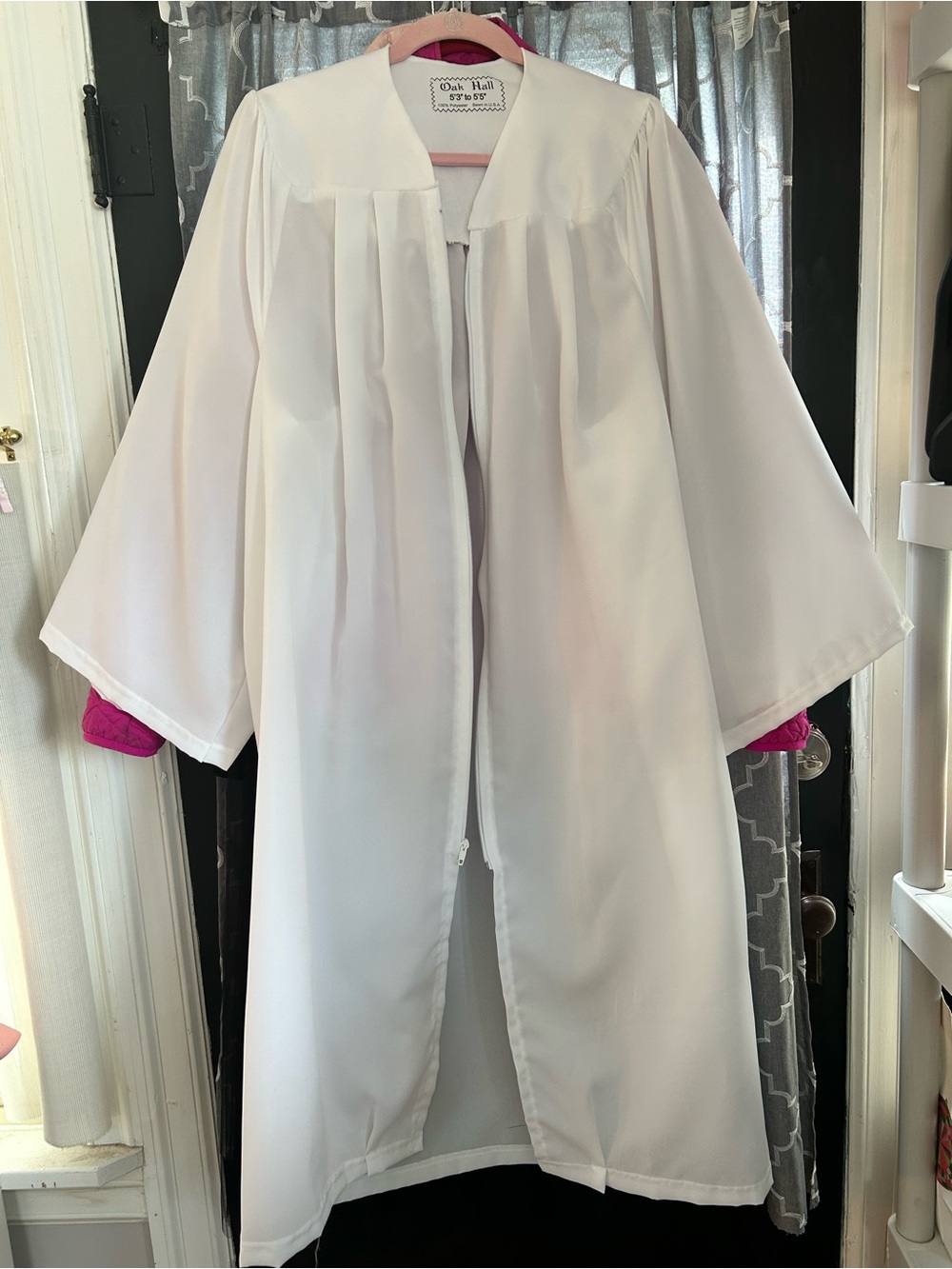 Oak Hall White Graduation Robe for Women